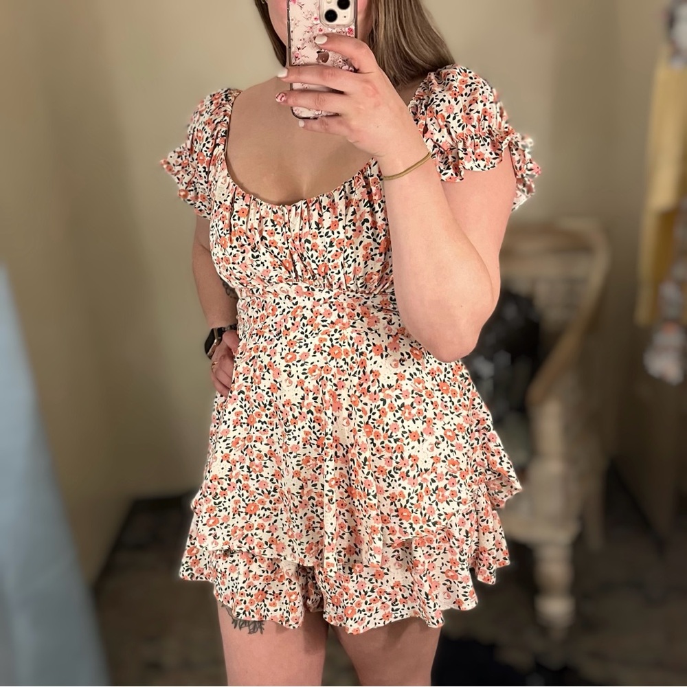 Altar’d State | Flowy Floral Romper | L